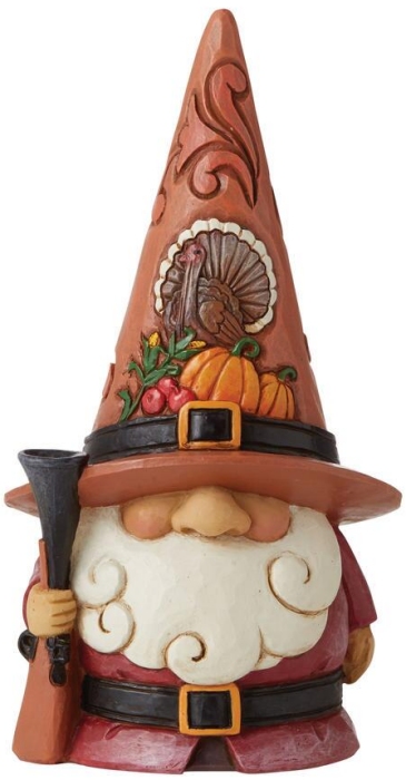 Jim Shore 6010680i Pilgrim Gnome Figurine