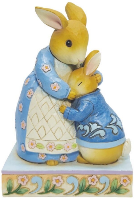 Jim Shore Beatrix Potter 6010686 Mrs Rabbit & Peter Rabbit Figurine