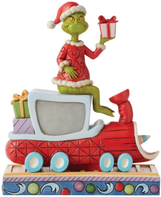 Jim Shore Dr Seuss 6010776 Grinch On Train Figurine