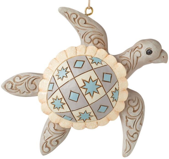 Jim Shore 6010809 Coastal Sea Turtle Ornament