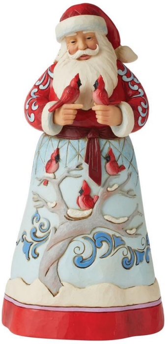 Special Sale SALE6010820 Jim Shore 6010820 Large Santa With Cardinals Figurine