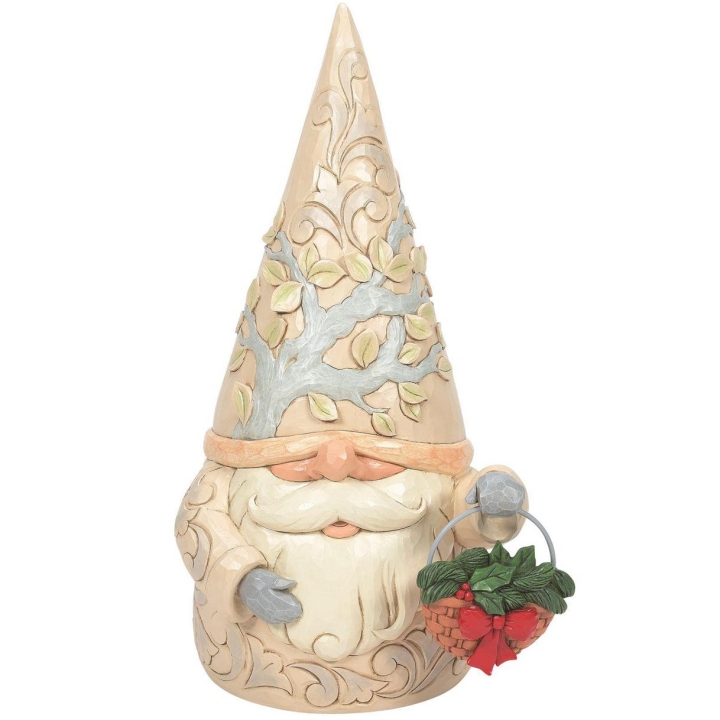 Jim Shore 6011158 Gnome with 4 Seasonal Baskets Statue