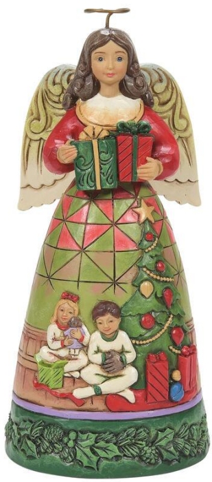 Jim Shore 6011163i Christmas Morning Angel Figurine