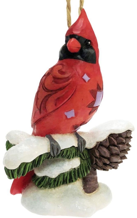 Jim Shore 6012025 Caring Cardinals On Snowy Branch Hanging Ornament