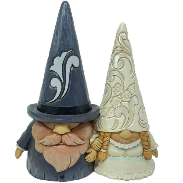 Jim Shore 6012270 Wedding Couple Gnome Figurine