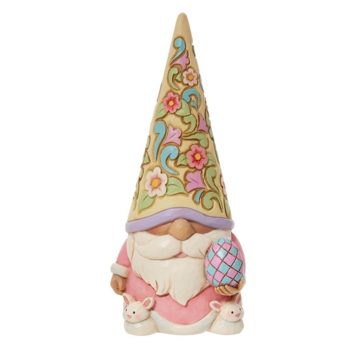 Jim Shore 6012439 Gnome with Bunny Slippers Figurine