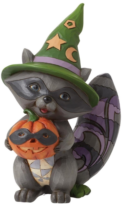 Jim Shore 6012748 Halloween Raccoon Figurine