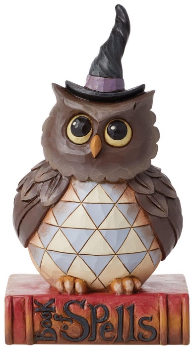 Jim Shore 6012749 Halloween Owl Pint Size Figurine