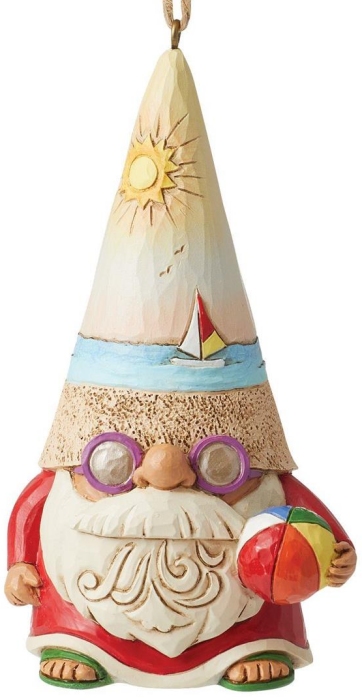 Jim Shore 6012800 Coastal Gnome Ornament