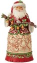 Jim Shore 6013135 Partridge In a Pear Tree Santa Figurine