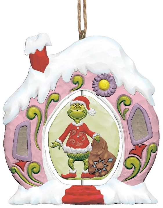 Jim Shore Dr Seuss 6017186N Whoville House Grinch Promo Ornament