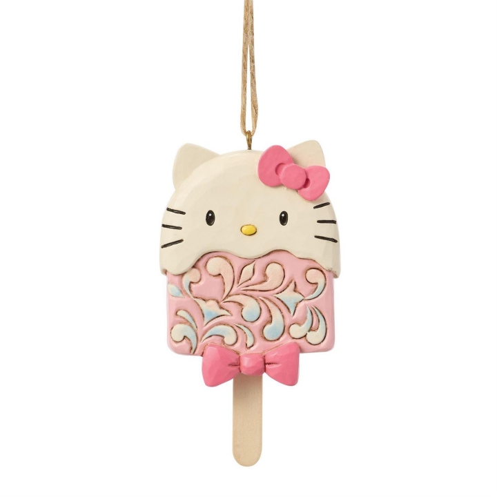 Jim Shore 6017563 Hello Kitty Popsicle Hanging Ornament