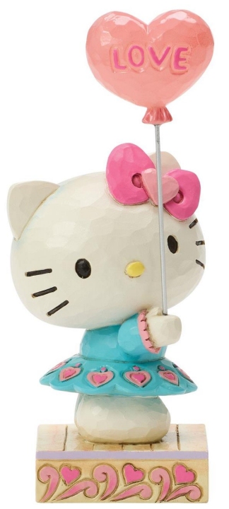 Jim Shore 6017926 Hello Kitty Heart Balloon Figurine
