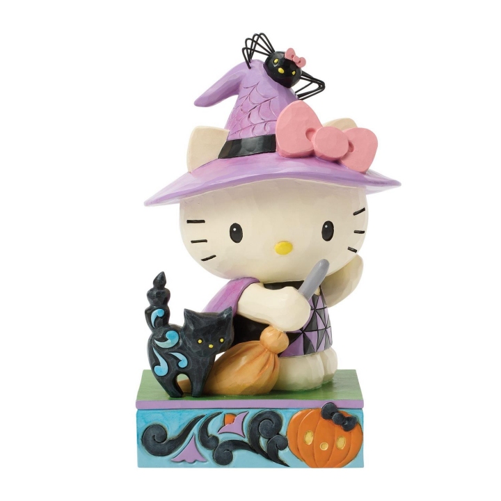 Jim Shore 6018535 Hello Kitty Witch Figurine