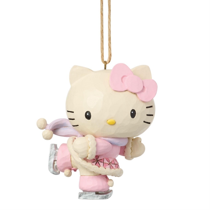 Jim Shore 6018647 Hello Kitty Ice Skating Hanging Ornament