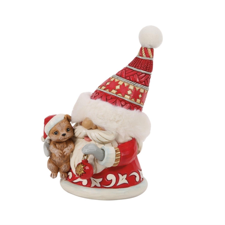 Jim Shore 6018890 Gnome Hugging Cute Puppy Figurine