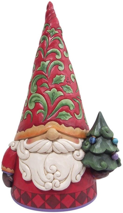 Jim Shore 6009187 Christmas Gnome Statue - NoFreeShip