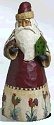 Jim Shore 105528 Santa and Birdhouse Figurine