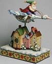 Jim Shore 4002289 Santa Takes Flight Figurine