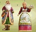 Jim Shore 4005769 Santa and Mrs Claus Ornament