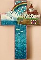 Jim Shore 4007042 Noah's Ark Cross Wall Decor