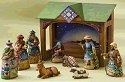 Jim Shore 4008789 Mini Nativity Set Figurine