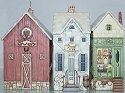 Jim Shore 4009401 Christmas Village set of 3 Figurine