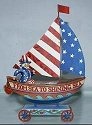 Jim Shore 4009773 Keep Freedom Afloat Figurine