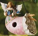 Jim Shore 4010000 Angel Birdhouse Birdhouse