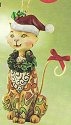 Jim Shore 4010629 Christmas Cat Ornament
