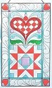 Jim Shore 4012506 Heart Pattern Suncatcher