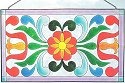 Jim Shore 4012508 Small Panel Daisies Suncatcher