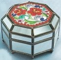 Jim Shore 4012606 Floral Covered Box