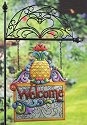 Jim Shore 4012616 Pineapple Garden Sign