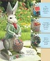 Jim Shore 4013316 Bunny 4 Interchangeable Season Baskets Statue