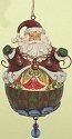 Jim Shore 4014457 Roly Santa Ornament