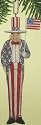 Jim Shore 4014462 Uncle Sam Ornament