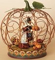 Jim Shore 4014974 Wire Pumpkin Centerpiece Centerpiece