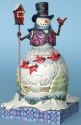 Jim Shore 4015136 Cardinal and Snowman Figurine