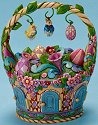 Jim Shore 4015583 Be Open To Miracles Easter Basket W Ornaments