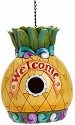 Jim Shore 4016370 Welcome Pineapple Birdhouse Birdhouse