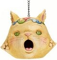 Jim Shore 4016371 Cat Swirls Birdhouse Birdhouse