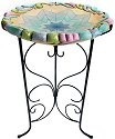 Jim Shore 4016372 Quilt Star Birdbath