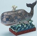 Jim Shore 4016876 Whale Riding Waves Figurine