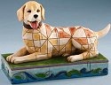 Jim Shore 4016896 Lucky Yellow Labrador Figurine