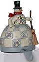 Jim Shore 4017620 Snowman Stocking Hanger Stocking Hanger