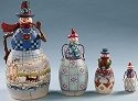 Jim Shore 4017624 Snowman Nesting Boxes Nesting Boxes