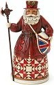Jim Shore 4017649 British Santa Figurine