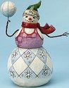 Jim Shore 4017663 Basketball Snowman Figurine