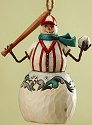 Jim Shore 4019065 Baseball Snowman